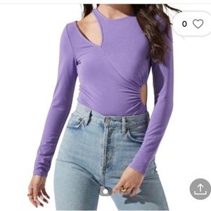 Never Been Worn Lavender Bodysuit